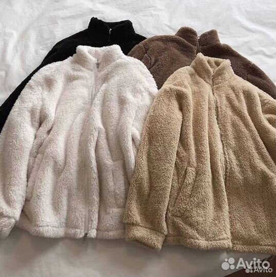 Женское плюшевое меховое худи