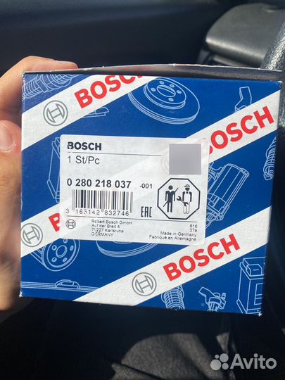 Датчик массового расхода воздуха 037 bosch