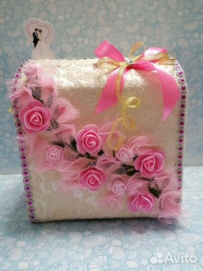 Свадебный сундук для денег в наличии и под заказ)