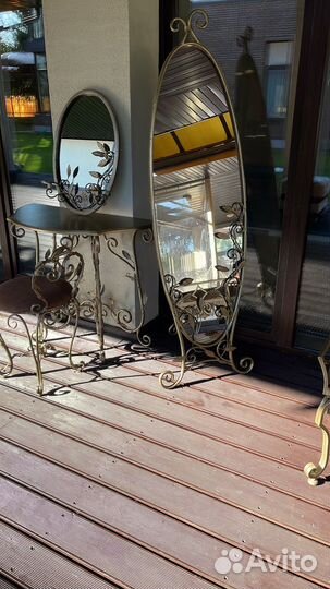 Зеркало кованое