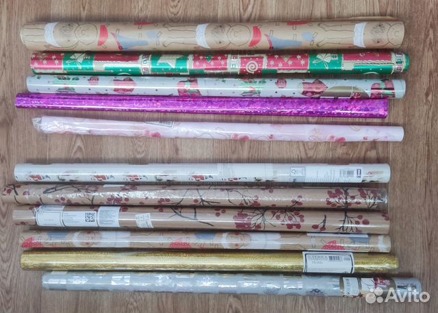 Оберточная бумага для подарков Икеа H&M home Юск