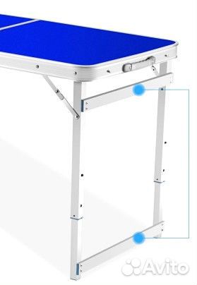 Стол усиленный складной и 4 стула