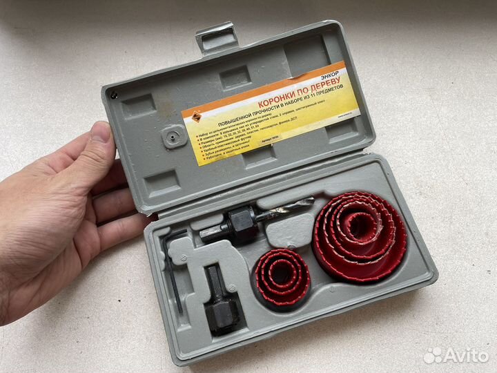 Коронки по дереву ретро набор