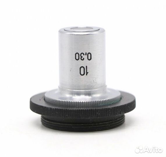 Объектив микроскопа ломо фл 10х0.30