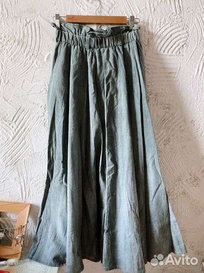 Юбка мидакси Unique Fabric с делаве эффектом