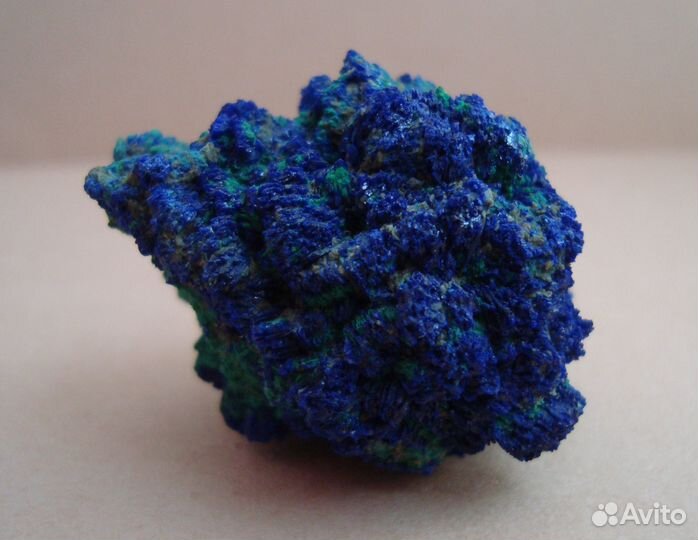 Азурит с малахитом