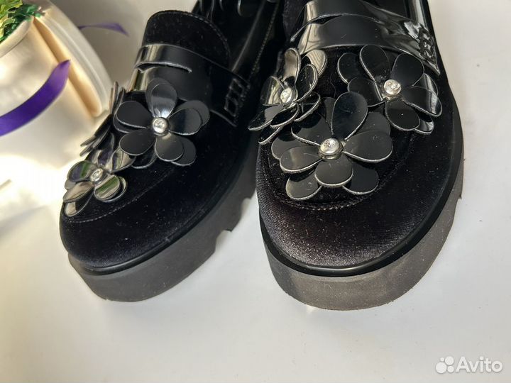 Лоферы ботинки женские 39 размер