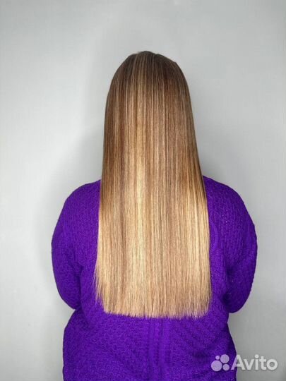 Кератиновое выпрямление волос