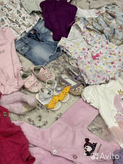 Детские вещи пакетом на девочку 74-80