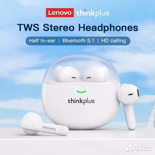 Беспроводные наушники Lenovo Thinkplus