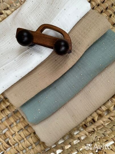 Муслин с глитером