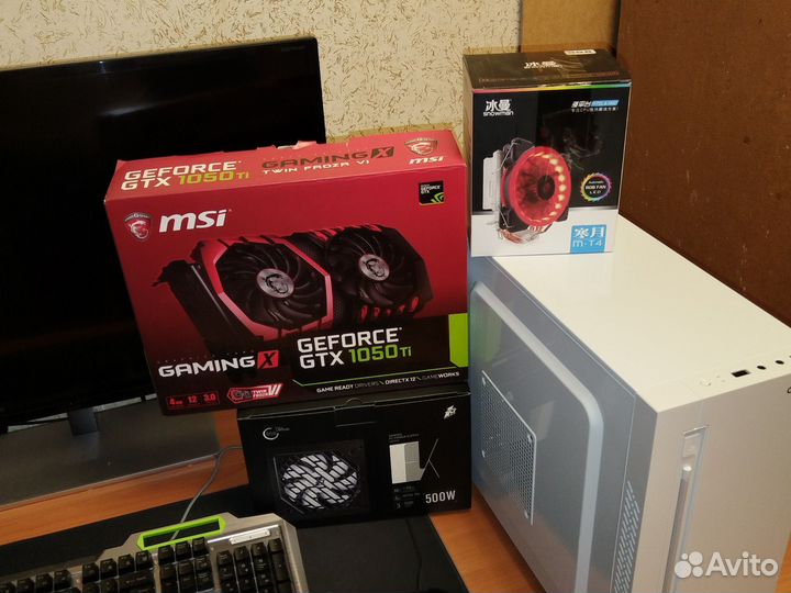 Пк Intel/20 ядер/32 Гб/ ssd512/hdd500/GTX1050Ti4Гб