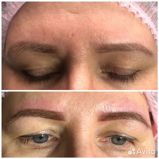 Модели перманентный макияж бровей и губ