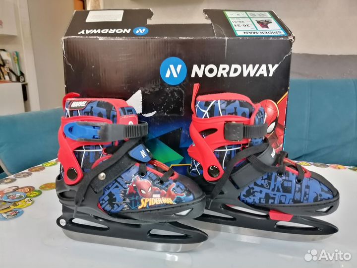 Коньки детские раздвижные nordway