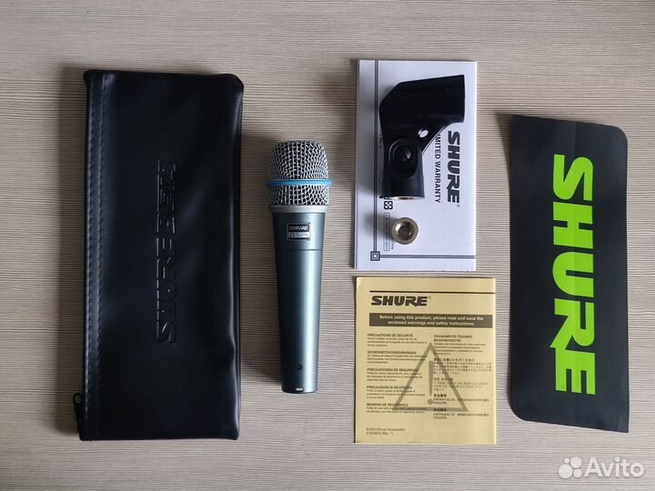 Микрофон Shure Beta 57A новый в коробке
