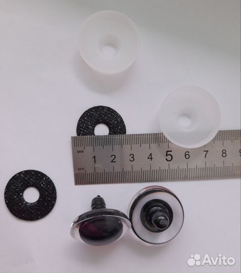 Глазки для игрушки 1 пара 30 мм