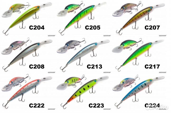 Воблер для троллинга German GG Bandit