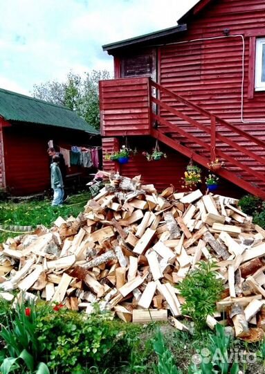 Дрова с доставкой в укладку любого объема