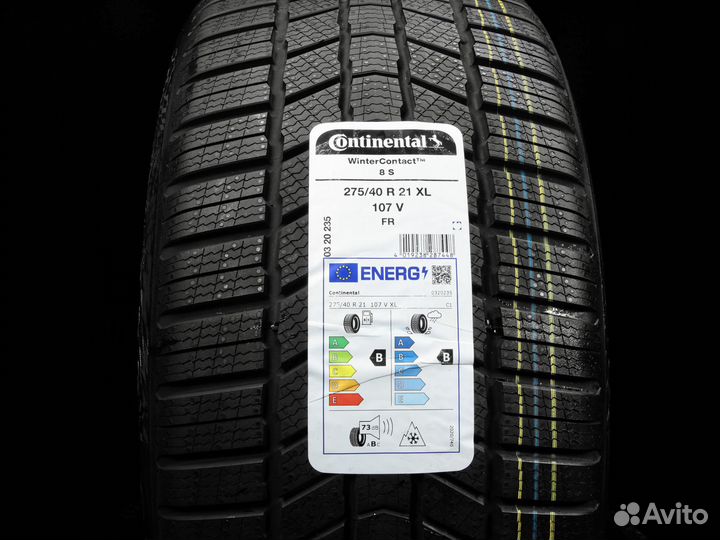 Continental WinterContact 8S 275/40 R21 и 315/35 R21 101V