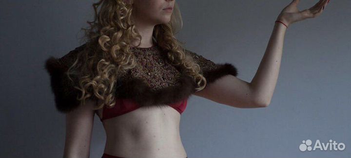 Воротник наплечник театральный боярский