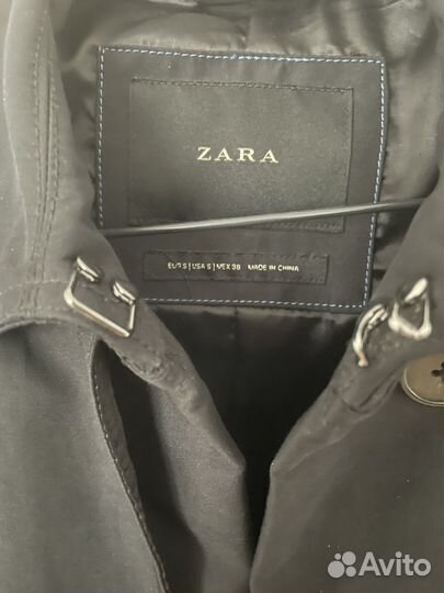 Плащ тренч мужской Zara