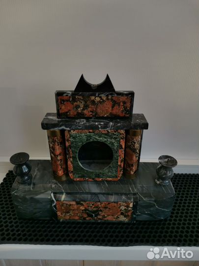 Настольные часы + подсвечник + шкатулка