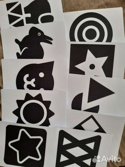 Развивающие карточки для малышей