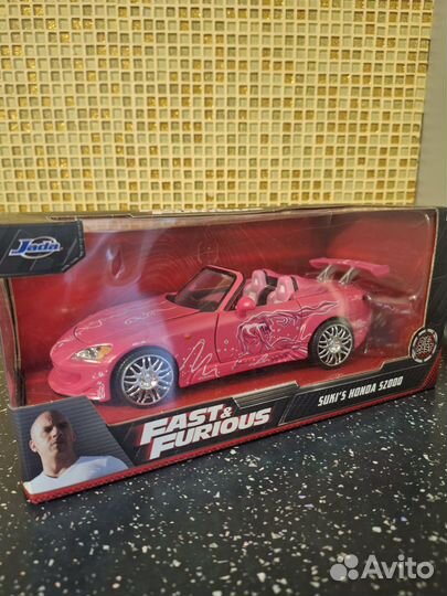 Honda S2000 1/24 jada Fast and Furious