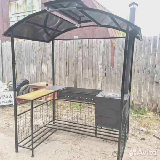 Мангальная зона / Мангал лофт 3 в 1