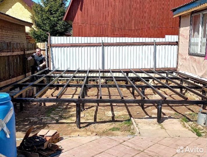 Винтовые сваи с установкой