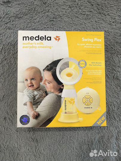 Молокоотсос medela swing flex электрический