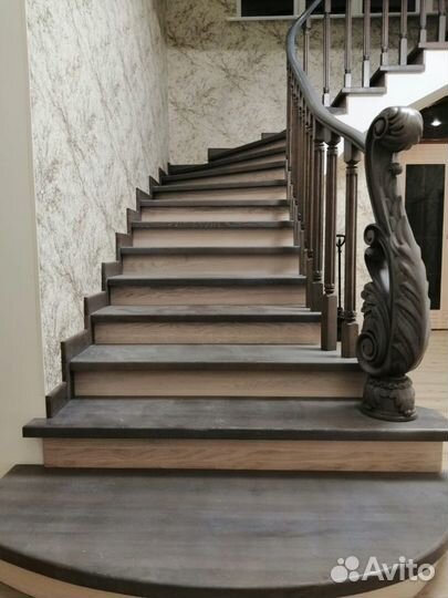 Деревянная лестница ст- 566