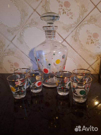 Рюмки, вазочки, набор