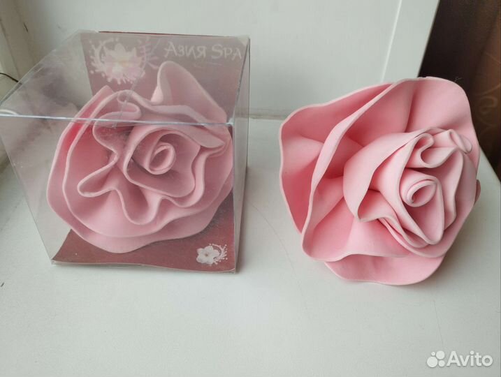 Мочалка для душа в виде розы
