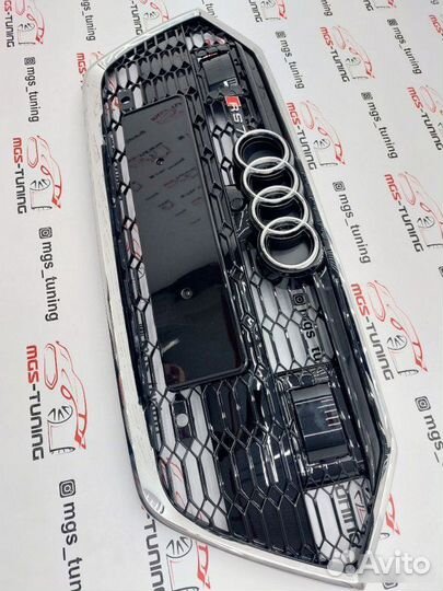 Решетка RS7#1 под радар Audi A7 4K 2018+ Ауди А7