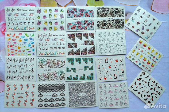 Наклейки (слайдеры) для ногтей