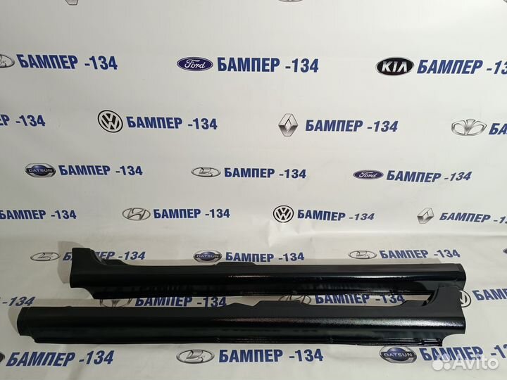 Накладки на пороги Лада калина 1 Космос-665