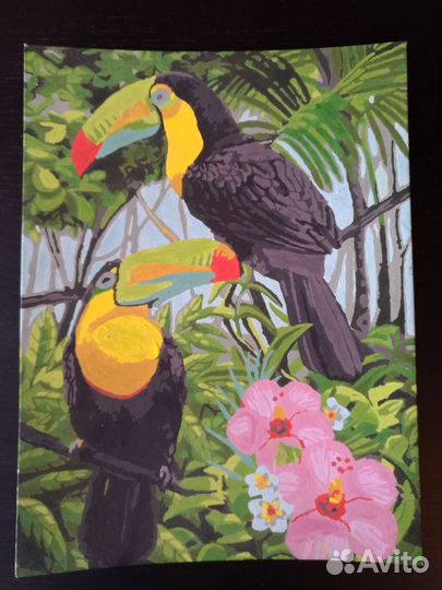 Готовые картины по номерам