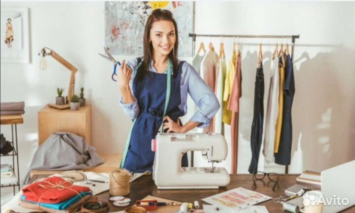 Портная в ателье