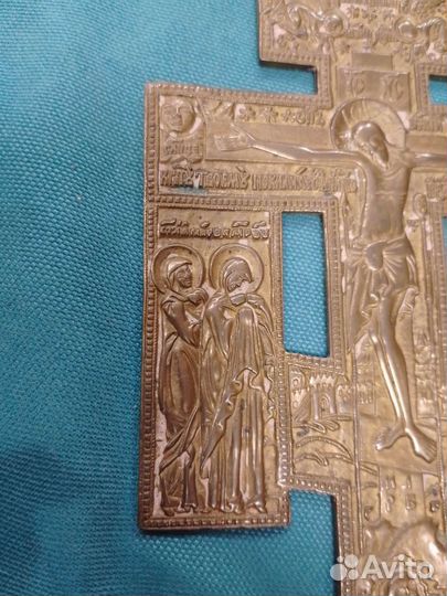 Крест Распятие Христово с Предстоящими, подлинник