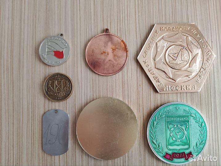 Жетоны. Медали настольные, наградные СССР