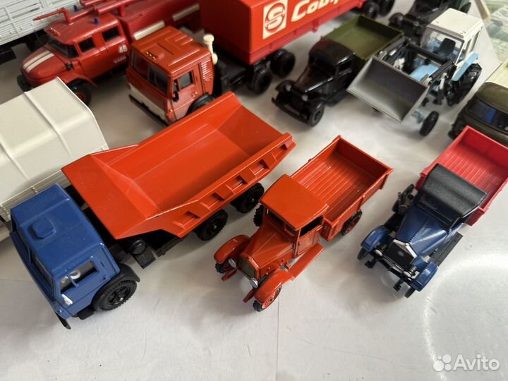 Модели грузовых автомобмлей. Сделано в СССР