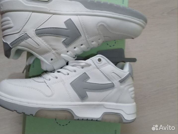 Кроссовки off white out of office white/grey