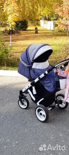 Коляска 2 в 1 бу