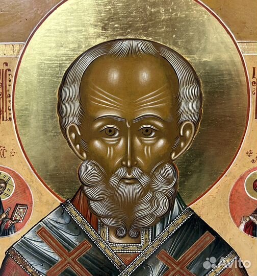 Икона Святой Николай Чудотворец Письмо