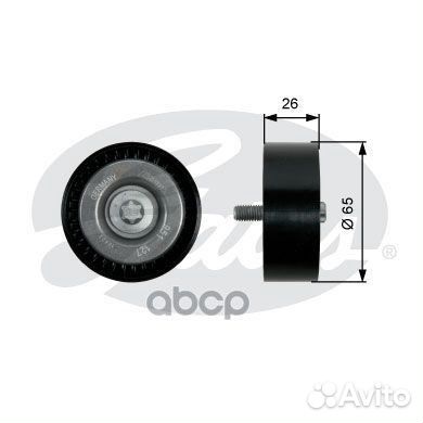 Направляющий ролик привода вспомогательных