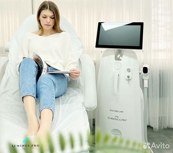 Диодный лазер для эпиляции Lumines’ эвопро 2400вт