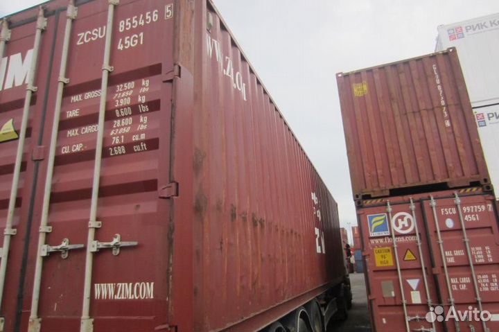 Контейнер 40 футов высокий б/у zcsu8554565