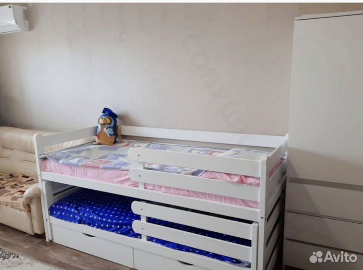 Детская кровать с ящиками на заказ