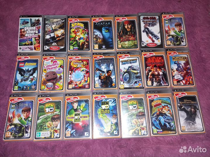 PSP Диски с Играми, Есть редкие